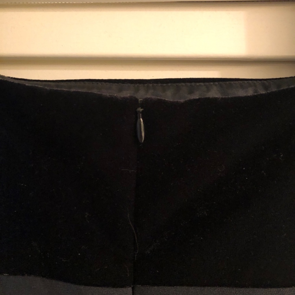 Laundry Black Velvet Two Tone Tank Dress Size 6 - Picture 7 of 11